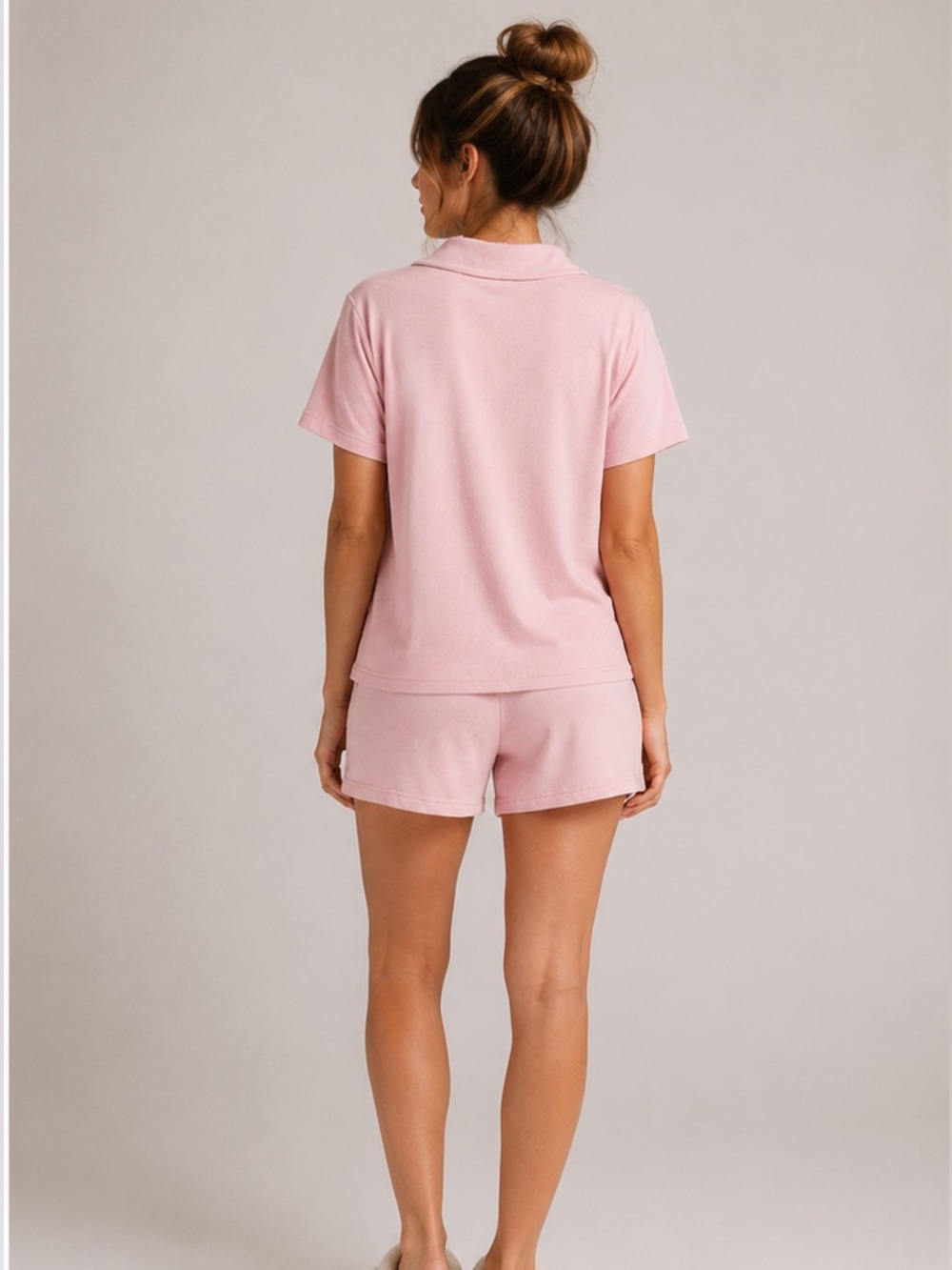 SKIMS Soft Lounge Short Sleep Set | Morganite | Size M - Picture 2 of 10